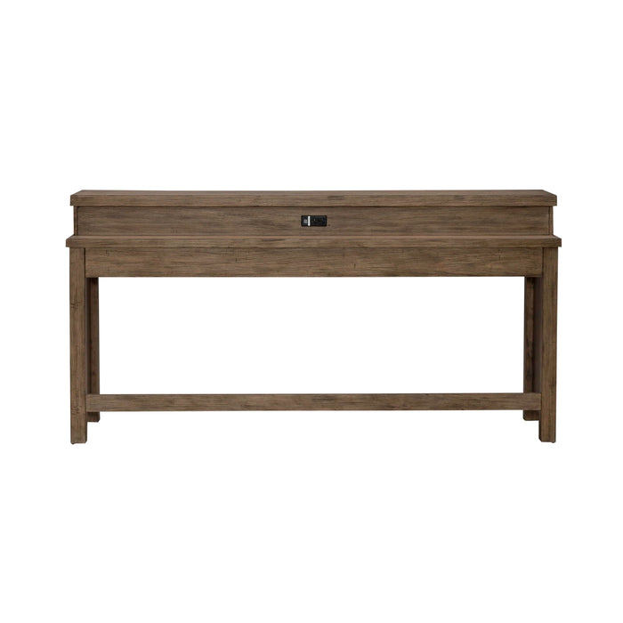 Pinebrook Ridge - Console Bar Table - Weathered Toffee