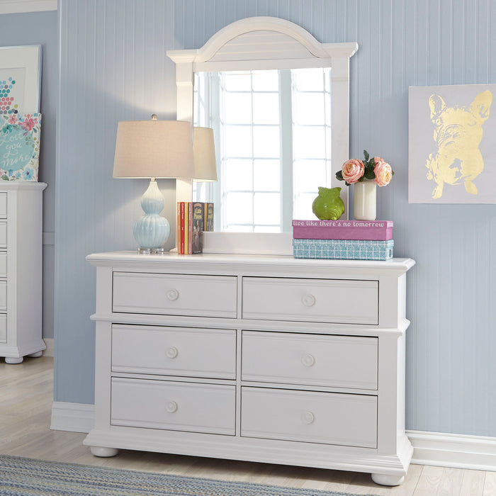Summer House - Small Mirror - Oyster White
