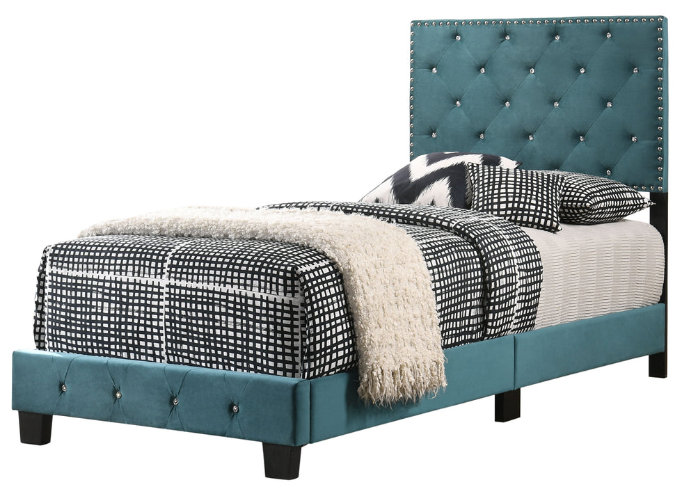Suffolk - G1404-TB-UP Twin Bed - Green
