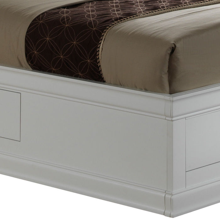 Louis Phillipe - G3190B-FSB Full Storage Bed - White