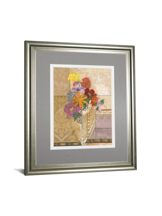 Pansy By Hollack - Framed Print Wall Art - Orange
