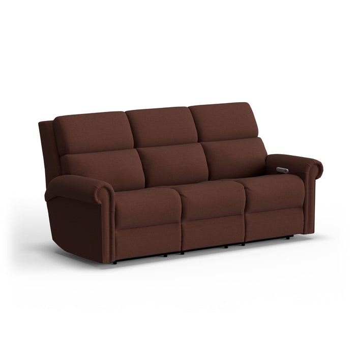 Bernard - Power Reclining Sofa With Console, Power Headrest, & Lumbar