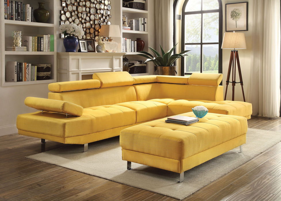 Riveredge - G446-SC Sectional (2 Boxes) - Yellow