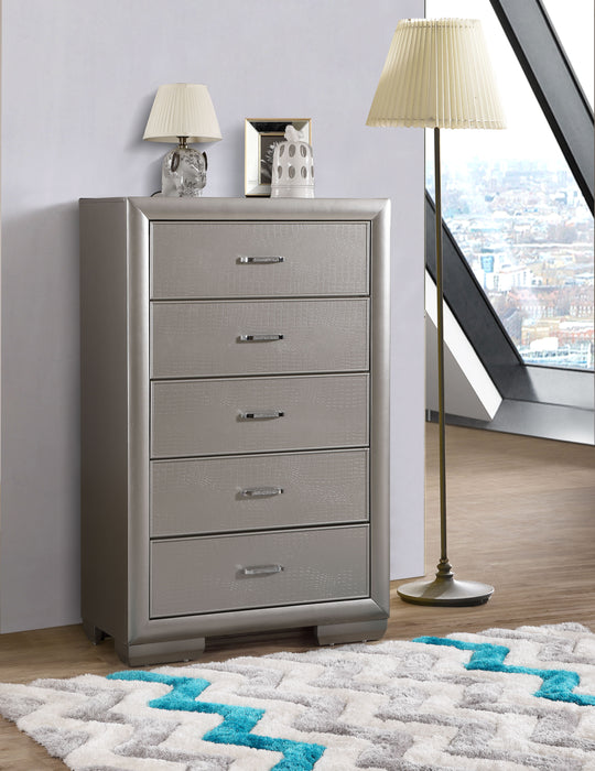 Kat - G5600-CH Chest - Silver Champagne