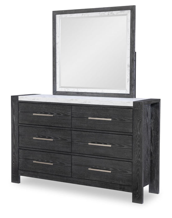 Horizons - Beveled Mirror - Espresso