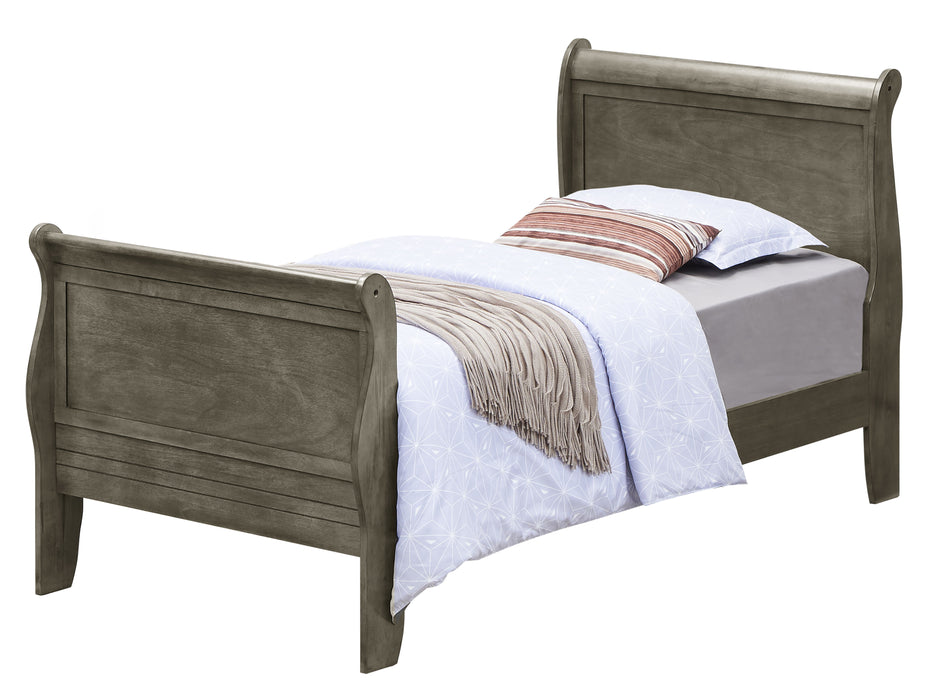 Louis Phillipe - G3105A-TB Twin Bed - Gray