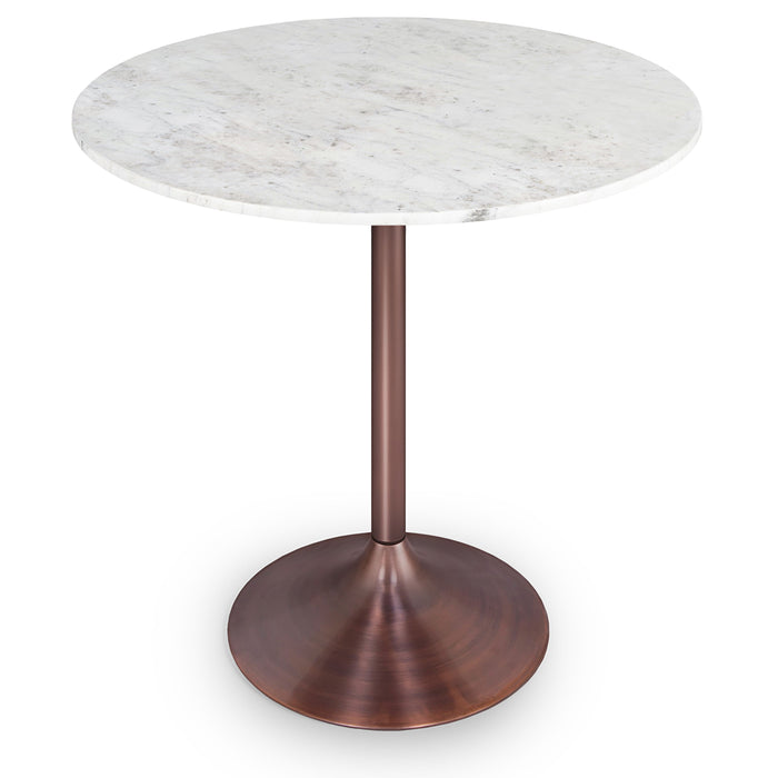 Osborne - Dining Table - White / Copper