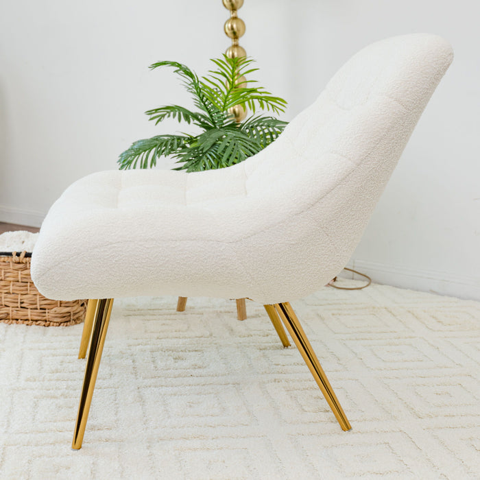 Aubrey - French Boucle Lounge Chair
