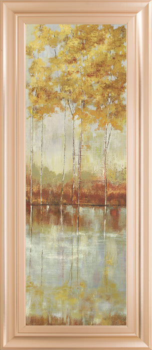 Reflections I By Allison Pearce - Framed Print Wall Art - Yellow