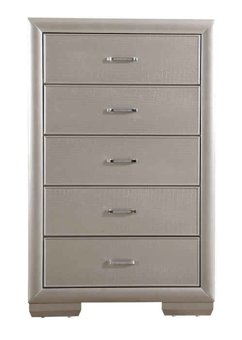 Kat - G5600-CH Chest - Silver Champagne
