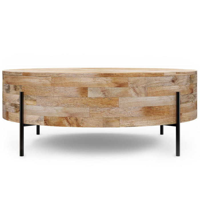 Rayburn - Drum Coffee Table - Natural