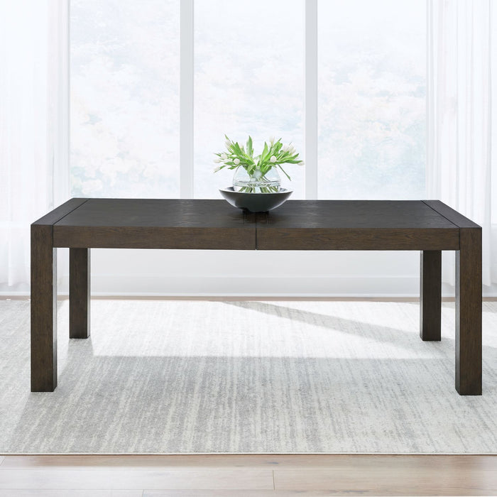 Cascade Falls - Rectangular Leg Table - Brown