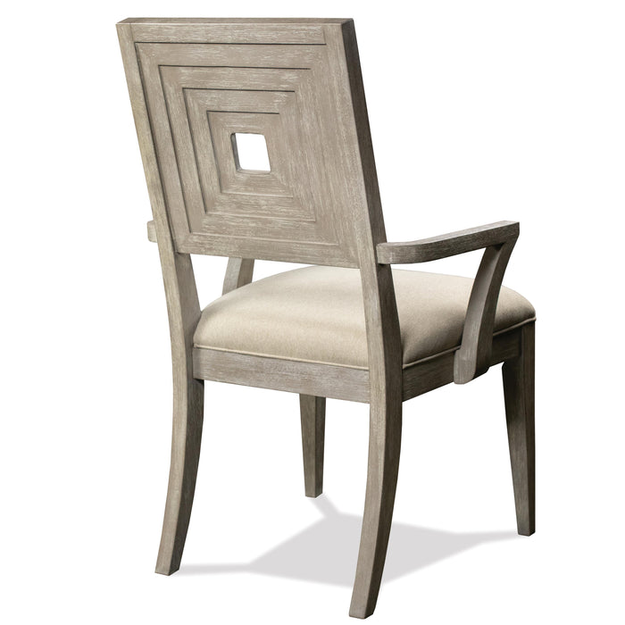 Cascade - Upholstered Wood-Back Arm Chair (Set of 2) - Dovetail