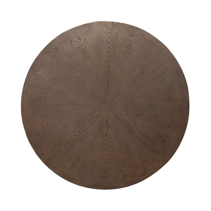 Americana Farmhouse - 5 Piece Pedestal Table Set - Dusty Taupe