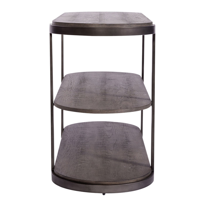 Modern View - Sofa Table Base - Gauntlet Gray