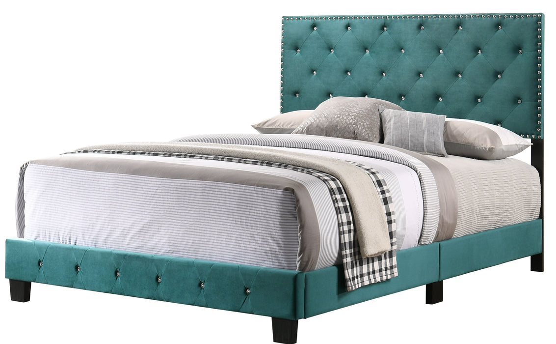 Suffolk - G1404-KB-UP King Bed - Green