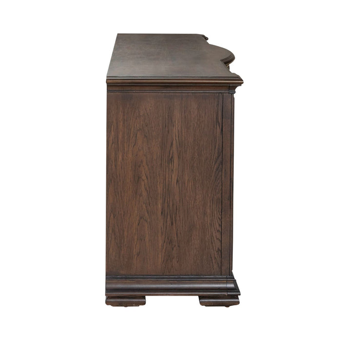 Provence Park - 78" TV Console - Chateau Brown