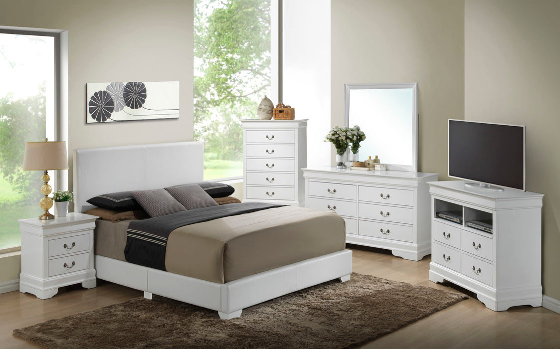 Aaron - G1890-KB-UP King Bed - White