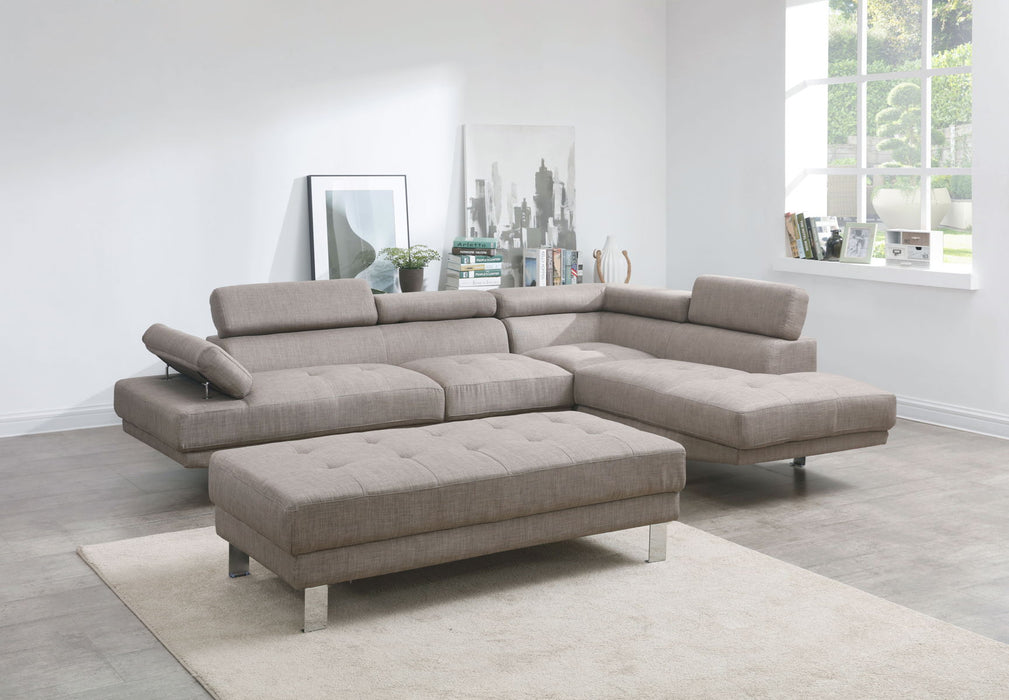 Riveredge - G454-SC Sectional (2 Boxes) - Gray