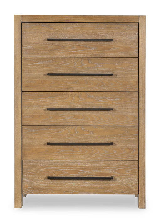 Horizons - 5 Drawers Chest - Weathered Oak