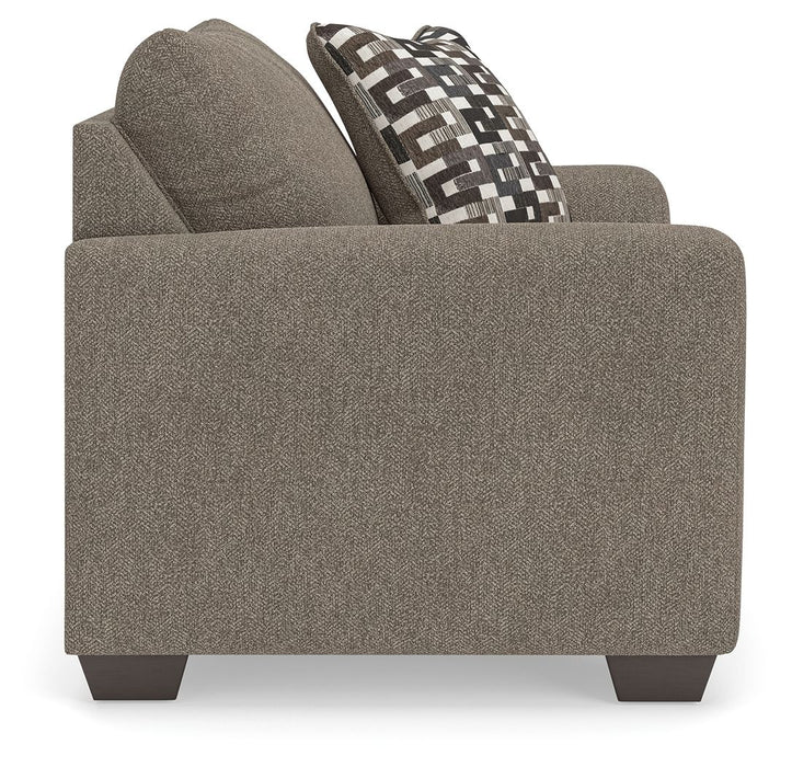 Triston-Peaks - Chair And A Half - Suede