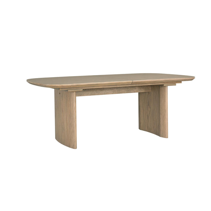 Alden - Rectangular Dining Table (1-18" Leaf, Seats Up To 10) - Stonewashed
