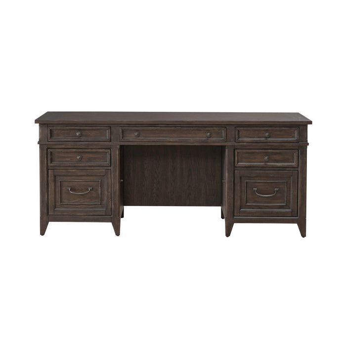 Paradise Valley - Executive Credenza - Saddle Brown