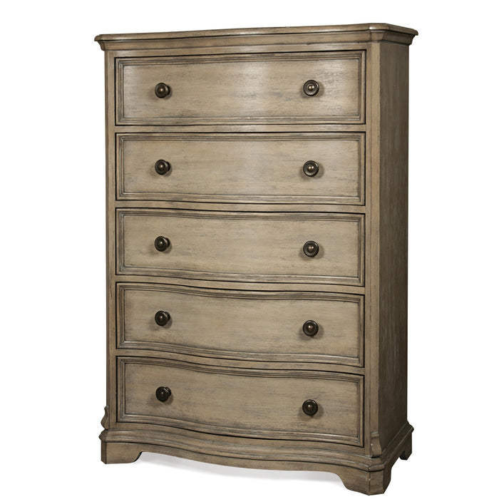 Corinne - Five Drawer Chest - Sun-Drenched Acacia