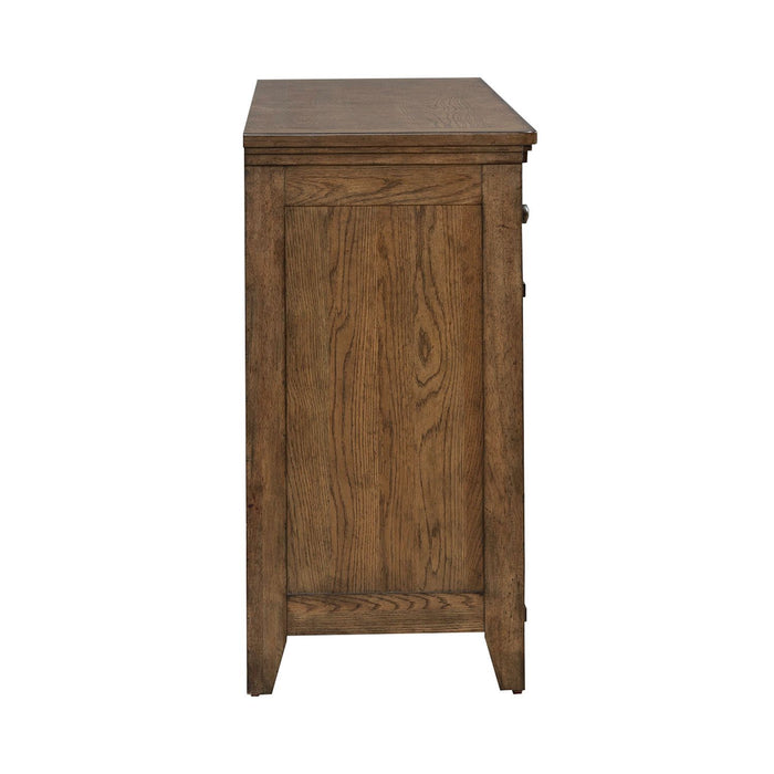 Carolina Park - 7 Drawer Dresser - Amber Brown