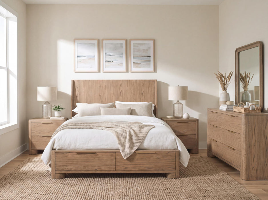 Alden - Complete Panel Shelter Bed With Storage Footboard