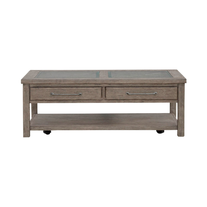 Skyview Lodge - Cocktail Table - Cobblestone