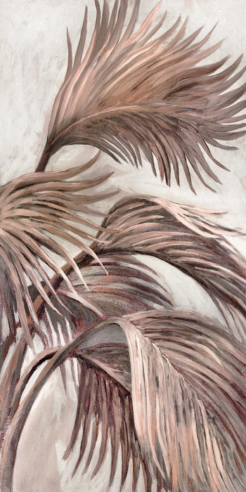 Framed - Sedona Palm I By Merri Pattinian - Pearl Silver