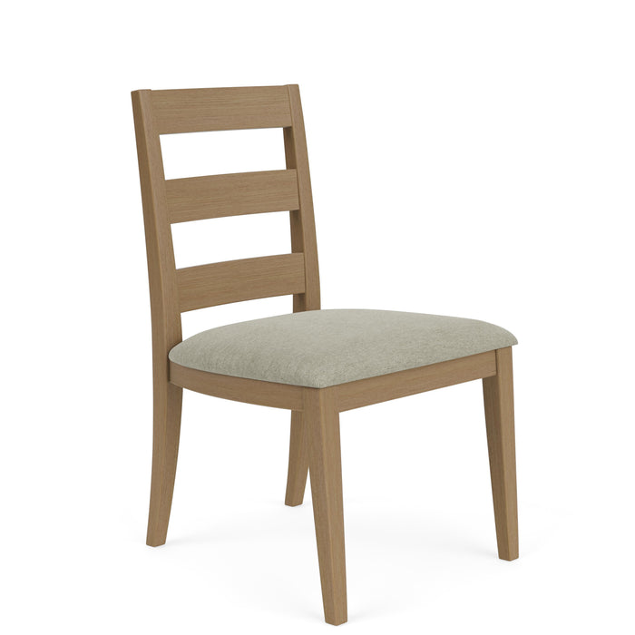 Davie - Side Chair With Uph Seat - Light Brown