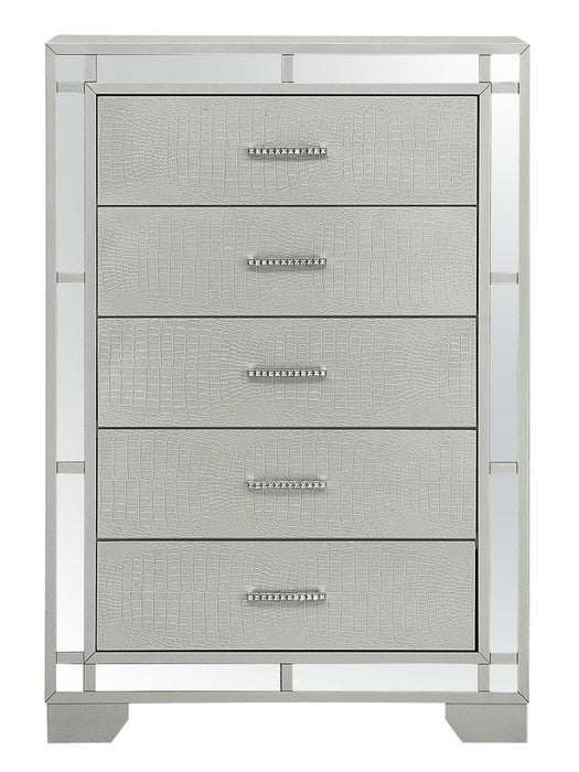 Madison - G6600-CH Chest - Silver Champagne