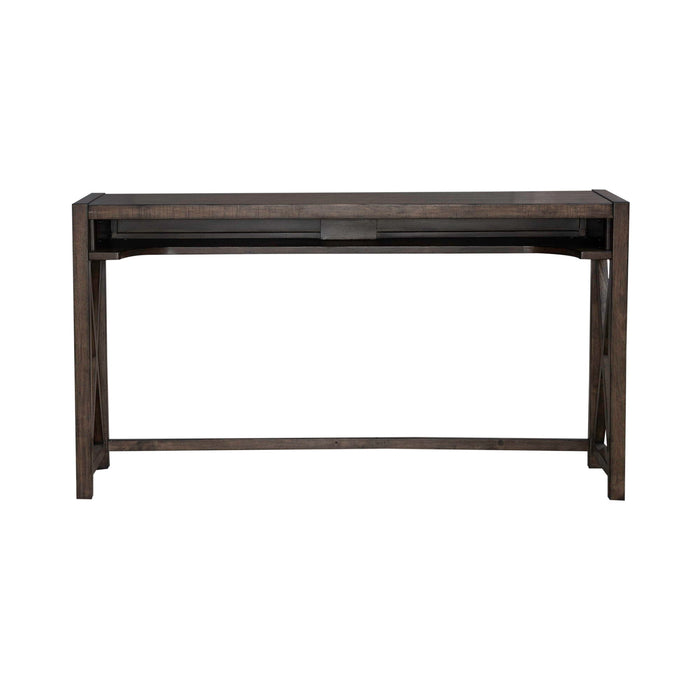Lennox - Console Bar Table - Weathered Chestnut