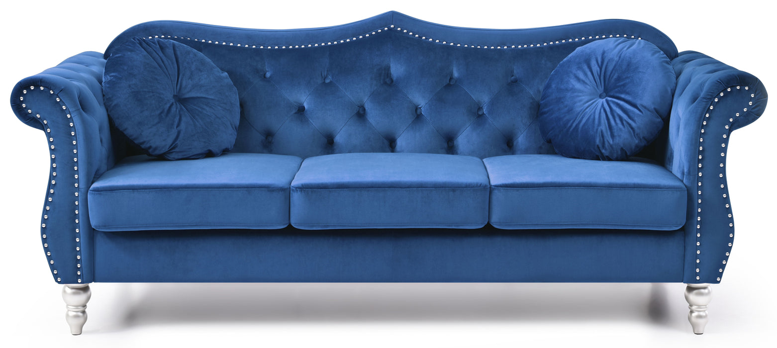 Hollywood - G0661A-S Sofa - Navy Blue