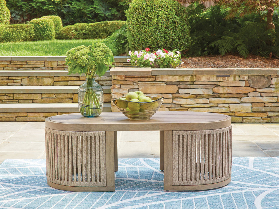 Serena Shores - Rectangular Cocktail Table - Beige