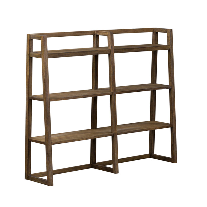 Stone Brook - Credenza Hutch - Rustic Saddle