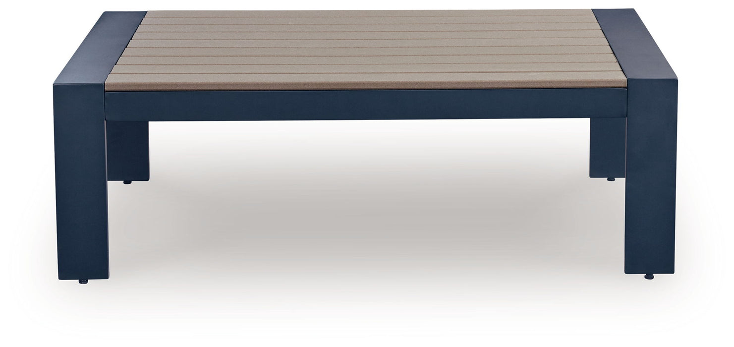 East Beach - Blue - Rectangular Cocktail Table