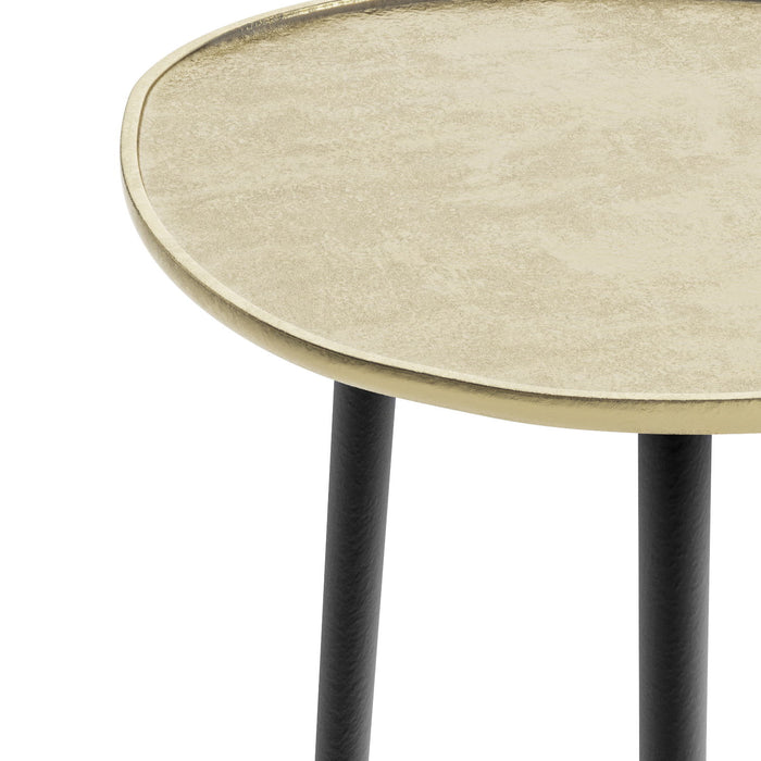 Tanner - Metal Side Table - Gold