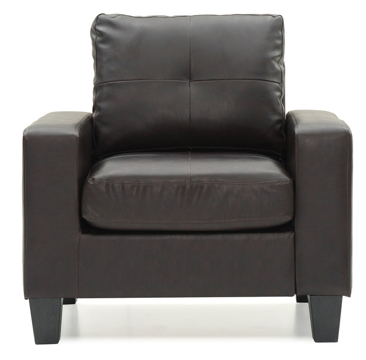 Newbury - G464A-C Club Chair - Dark Brown