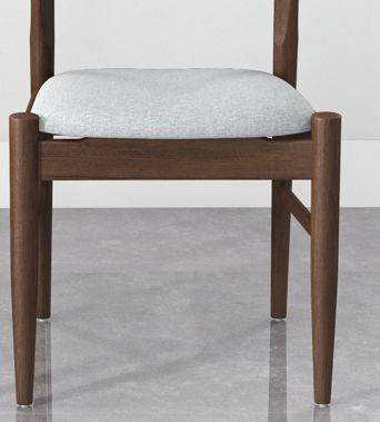 Leon - Mid-Century Modern Dining Chair (Set of 2) - Dark Brown