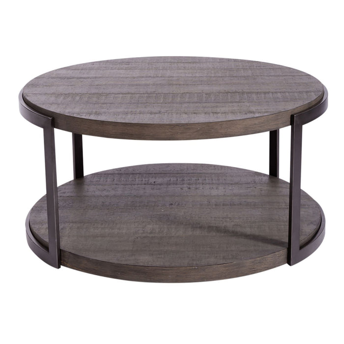 Modern View - Round Cocktail Table Top - Gauntlet Gray