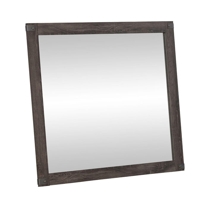 Lakeside Haven - Landscape Mirror - Brownstone