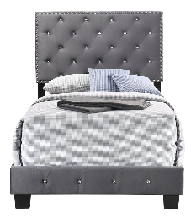 Suffolk - G1401-TB-UP Twin Bed - Gray