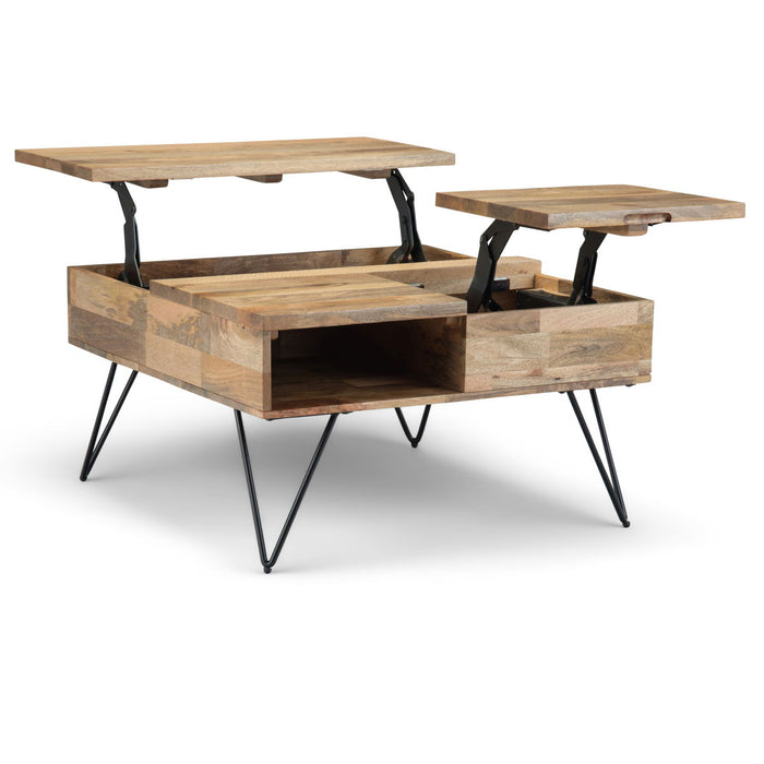 Hunter - Lift Top Square Coffee Table - Natural