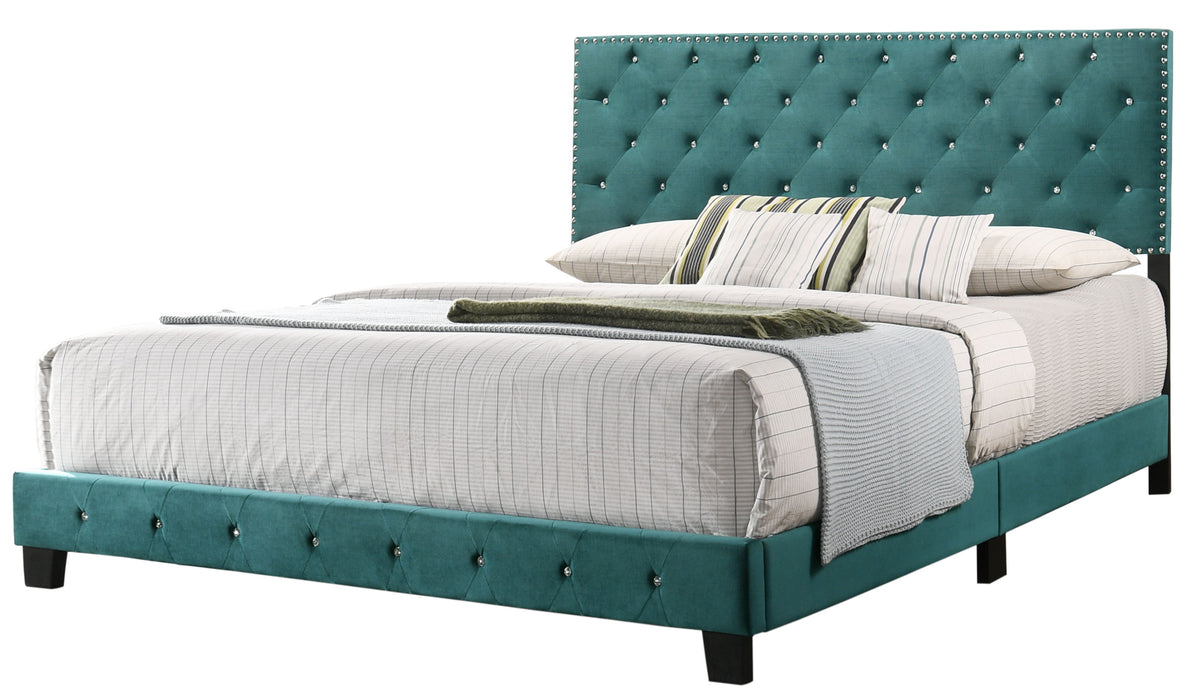 Suffolk - G1404-KB-UP King Bed - Green