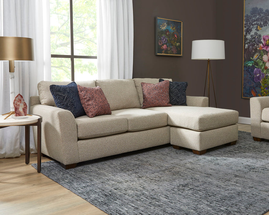 Corazon - Fabric Stationary Reversible Chaise Sofa