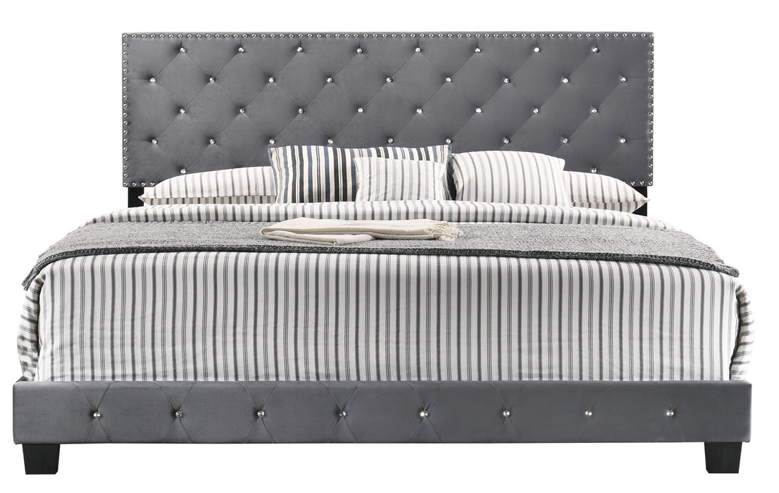Suffolk - G1401-KB-UP King Bed - Gray