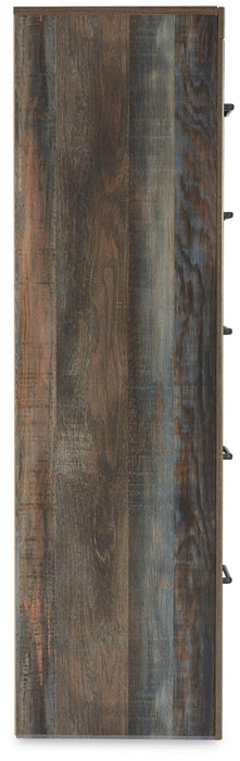 Drystan - Five Drawer Chest - Brown / Beige